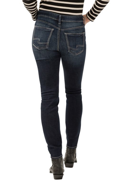 Silver Jeans Co. Suki Curvy Mid Rise Skinny Jeans In Indigo