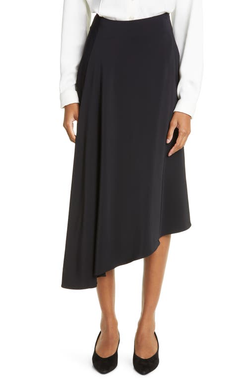 CO Asymmetric Midi Skirt in 001 Black