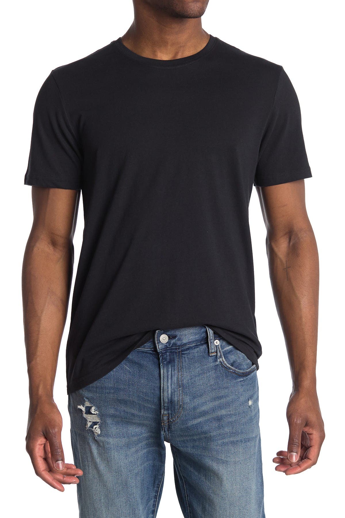 Abound Short Sleeve Crewneck T-shirt In Black
