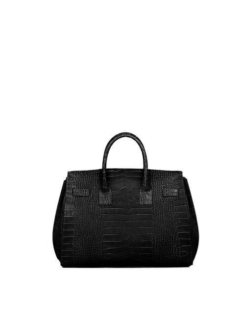 Teddy Blake Gigi Croco Gold 13" In Black