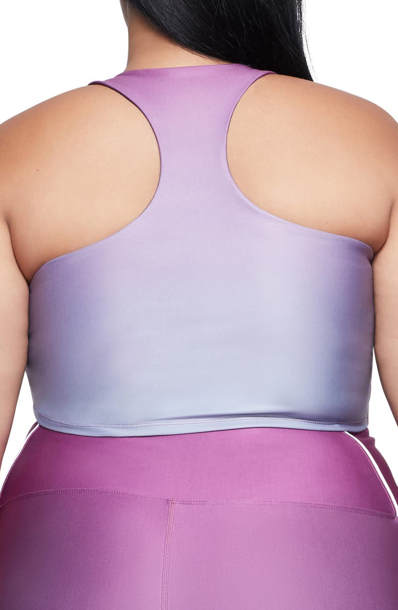 Good American Ombré Contour Sports Bra, Alternate, color, 