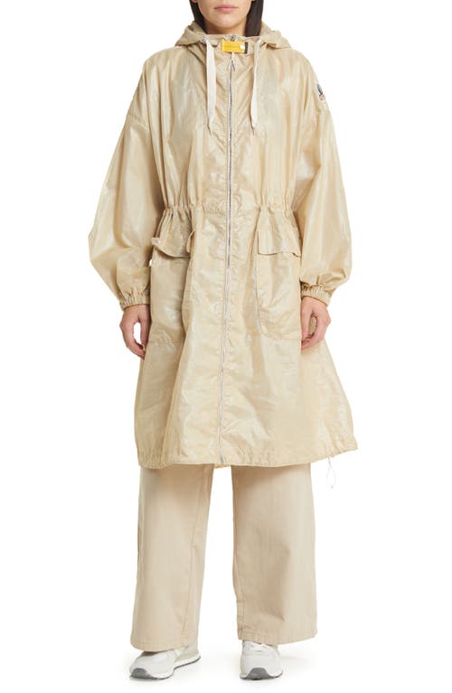 Parajumpers Olga Water Repellent Hooded Jacket in Moonbeam at Nordstrom, Size Small