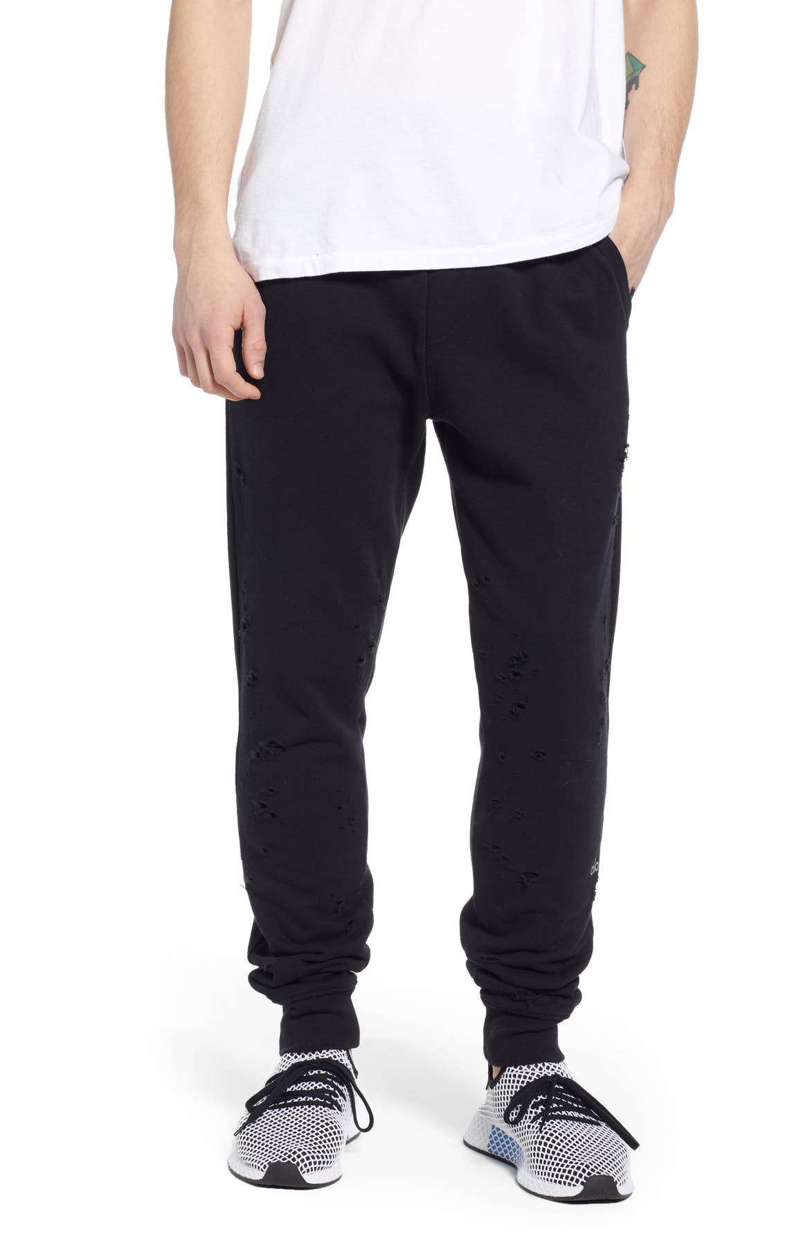 Alo Ripped Slim Fit Sweatpants | Nordstrom