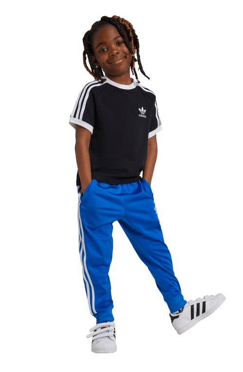 Shop Adidas Originals Adidas Kids' Adicolor Trefoil Cotton T-shirt In Black