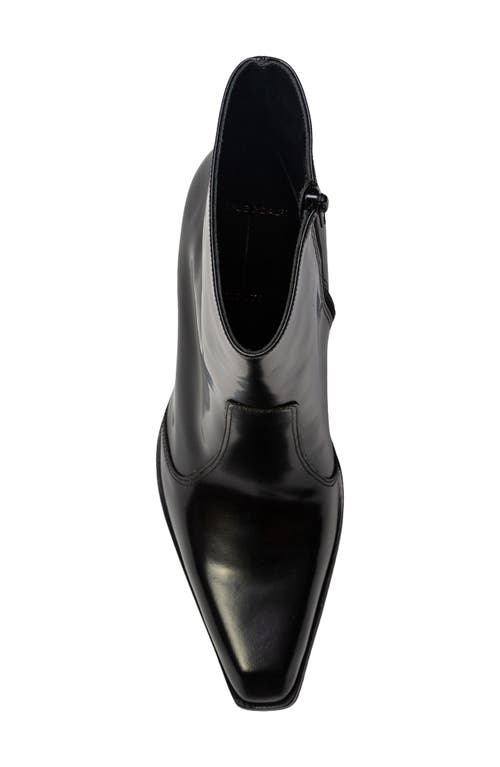 Black Suede Studio Domino Bootie In Black