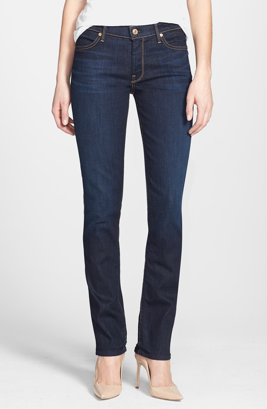 7 For All Mankind® 'The Modern Straight Leg' Stretch Jeans (Classic