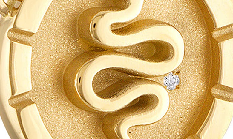 Shop Pamela Zamore Wisdom Diamond Pendant Necklace In Gold