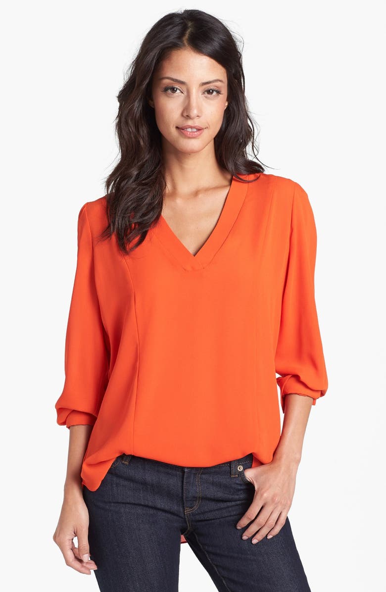 Eight Sixty V-Neck Blouse (Petite) | Nordstrom
