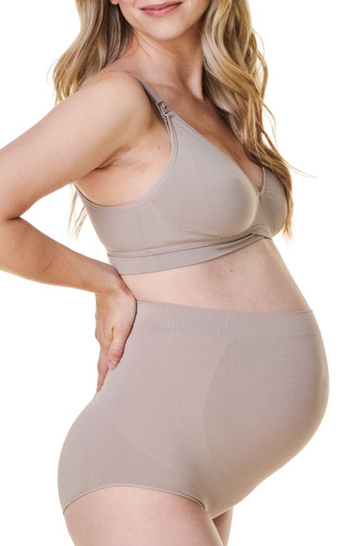Shop Bravado Designs High Waist Maternity Briefs In Sand