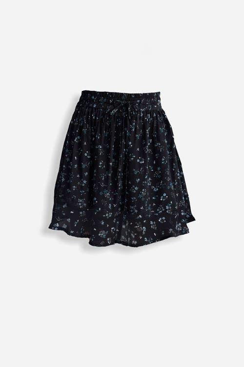 Shop Reistor Drawstring Short Skirt In Ditzy Wildflowers