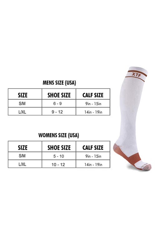 Extreme Fit Pack Of 6 Compression Knee High Socks In White