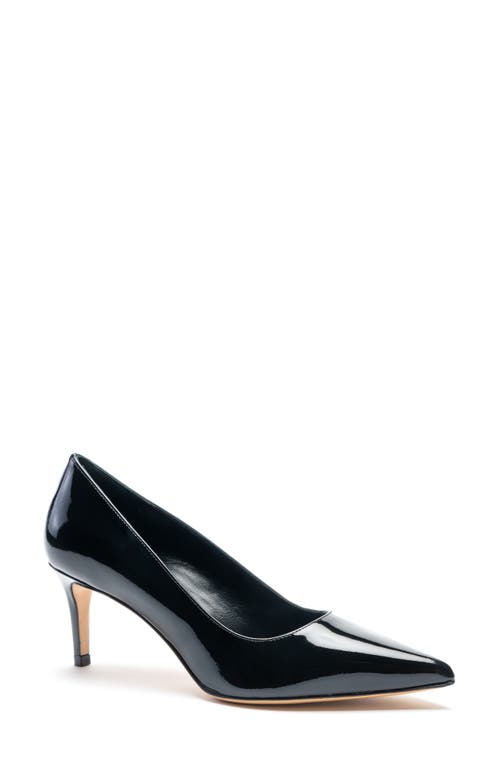 Bruno Magli Tara Pointed Toe Pump In Black Patent