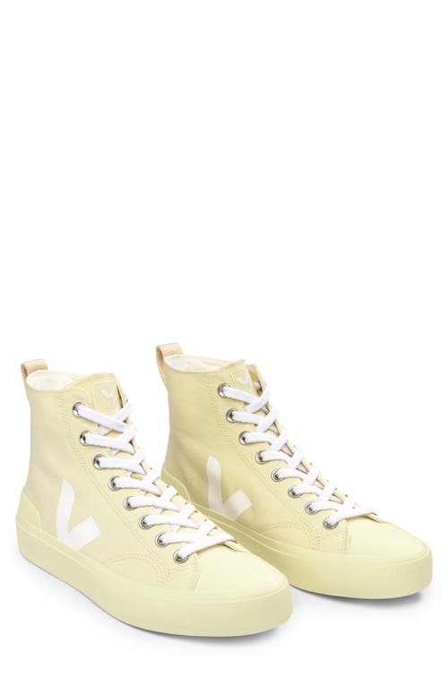 Wata II High Top Sneaker in Butter White Butter-Sole