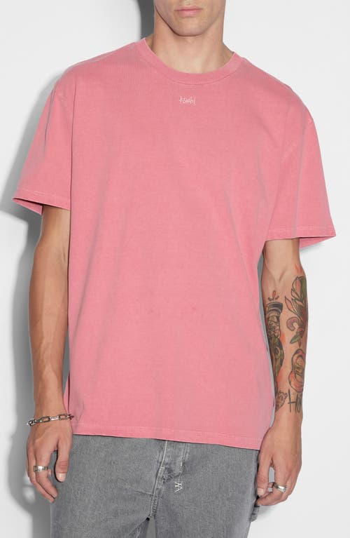 Shop Ksubi 1999 Biggie Bleached Red Cotton T-shirt