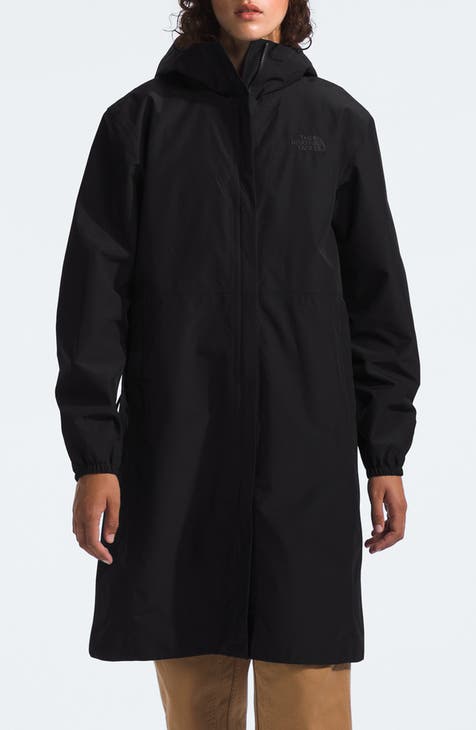 Women's Trail Model Rain Winter Coat Black 2X, Synthetic/Nylon | L.L.Bean