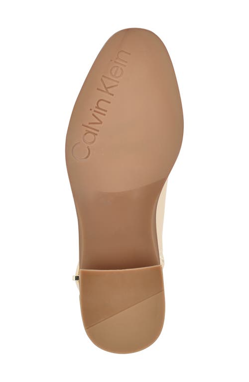 Calvin Klein Jallis Boot In Ivory