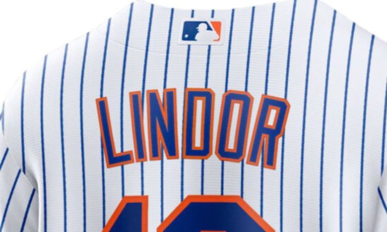 Nike Men's Francisco Lindor New York Mets Home Replica Player