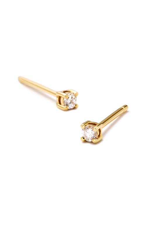 Shop Ana Luisa Lab Grown Diamond Earrings In Gold