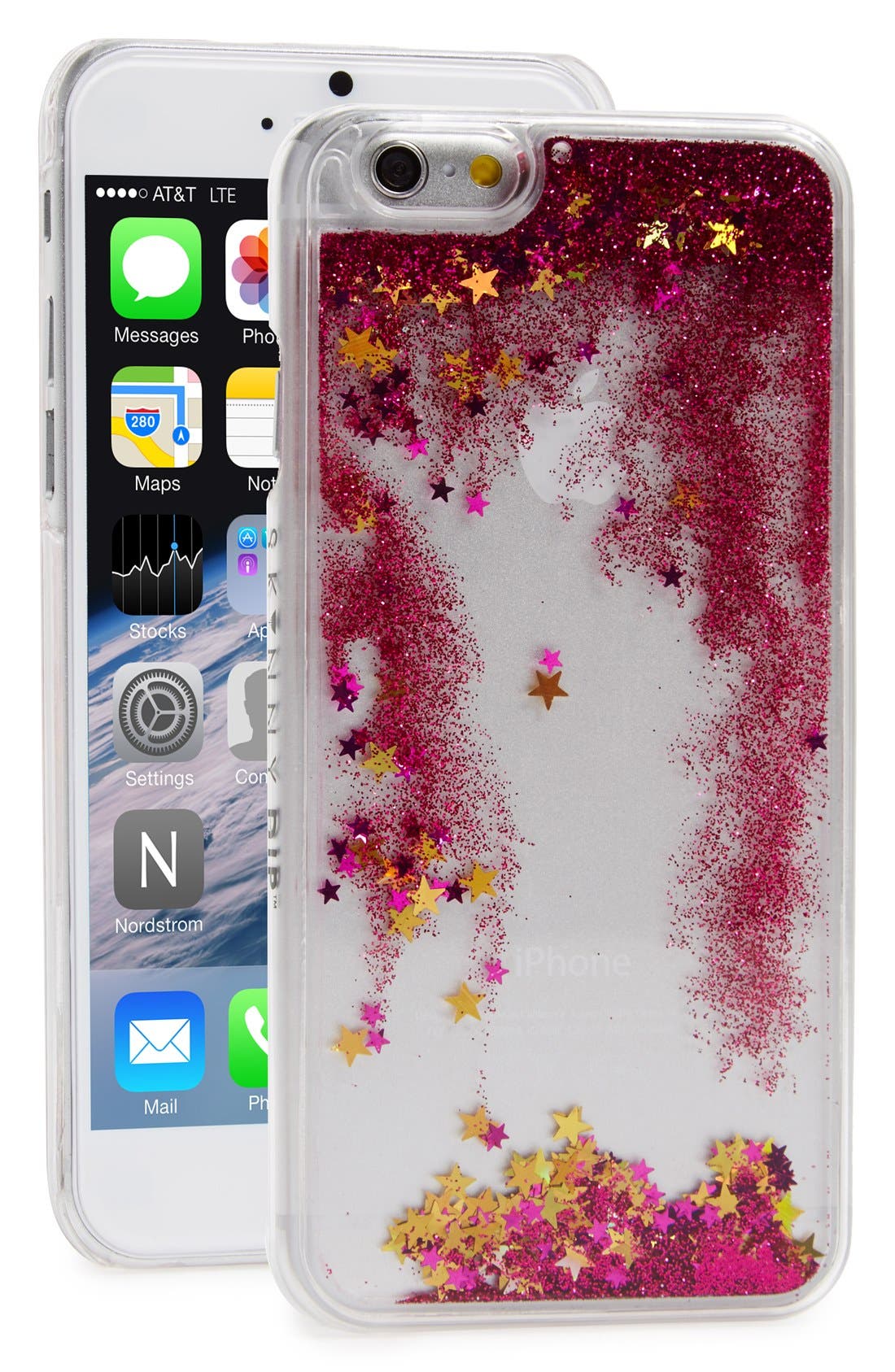 Skinnydip Glitter Liquid iPhone 6/6s Case Nordstrom