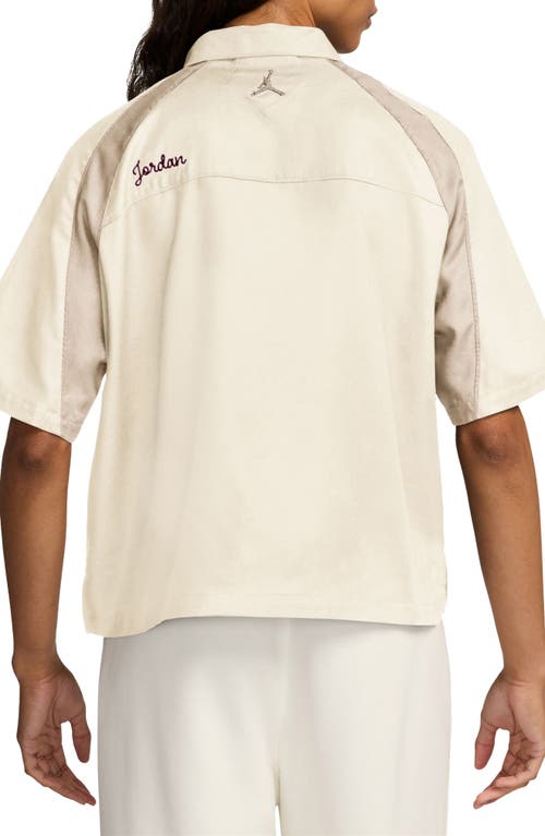 JORDAN JORDAN EMBROIDERED SHORT SLEEVE WORKWEAR BUTTON-UP SHIRT