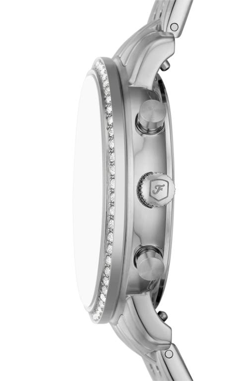 Fossil Women's Quartz Silver-tone Stainless Steel Watch 36mm In Silver