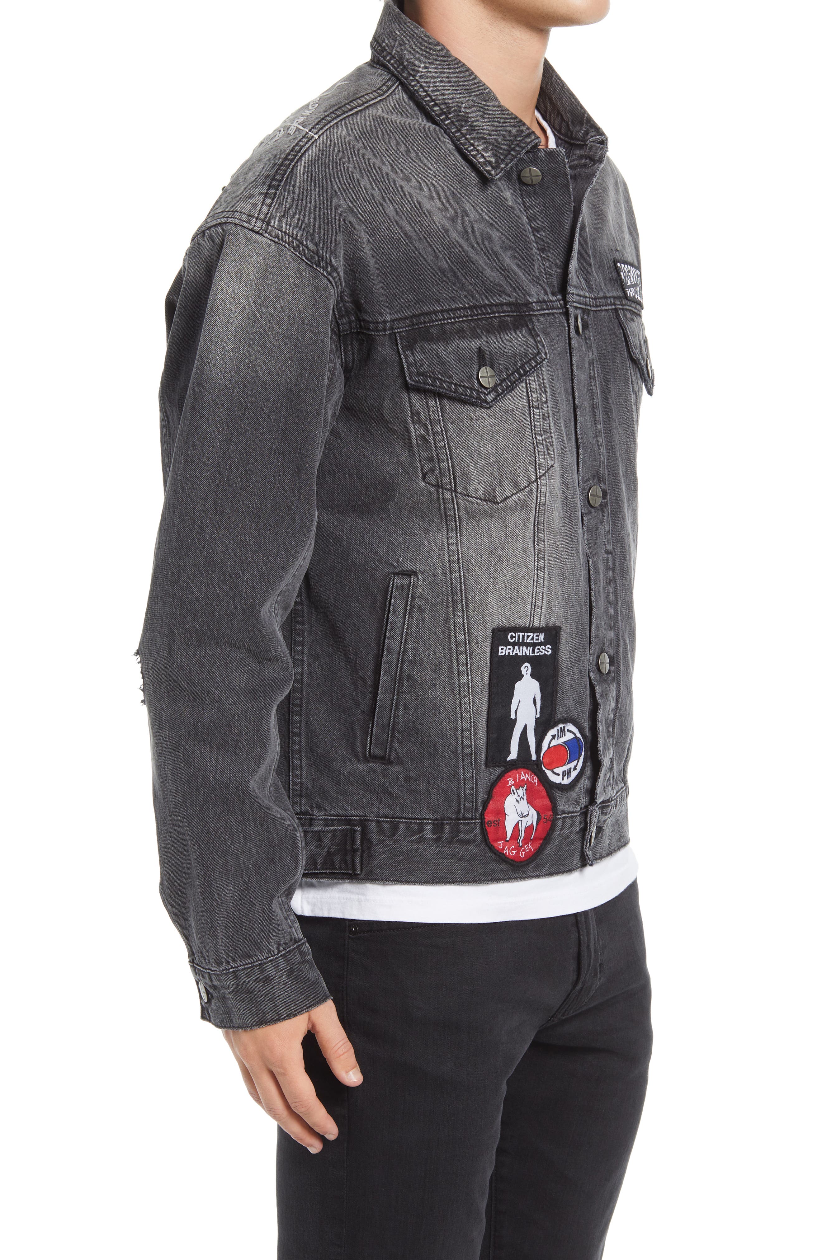 black denim jacket nordstrom