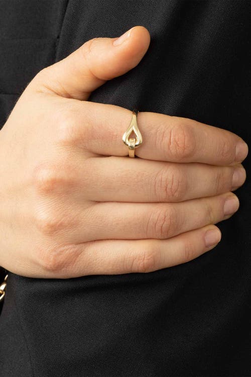 Oradina 14k Gold Forever Linked Ring In Yellow Gold