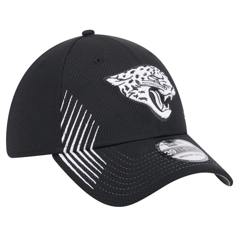 Shop New Era Black Jacksonville Jaguars Active 39thirty Flex Hat