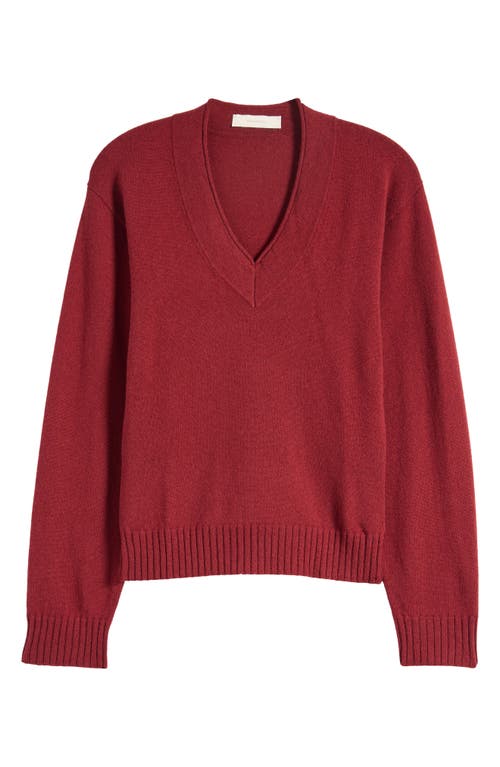 Shop Faithfull The Brand Frederikke Wool & Cashmere Sweater In Wine