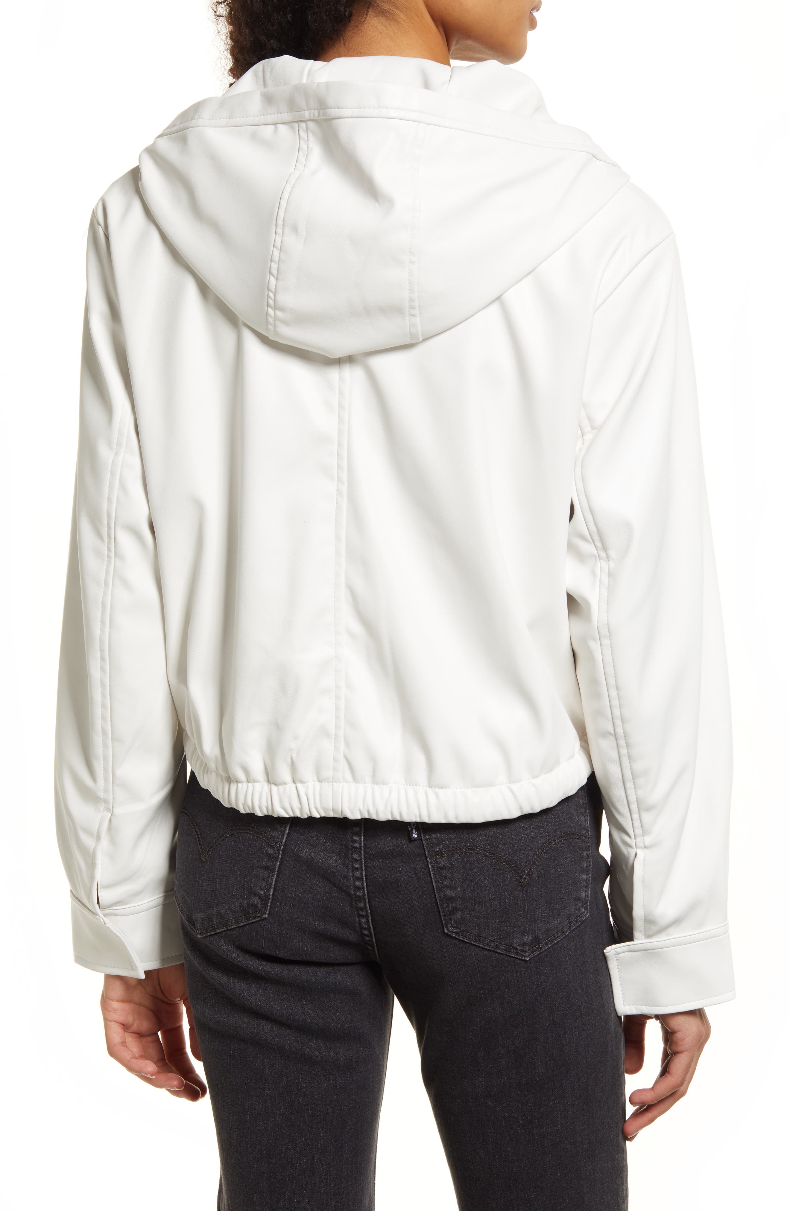 nordstrom hooded leather jacket