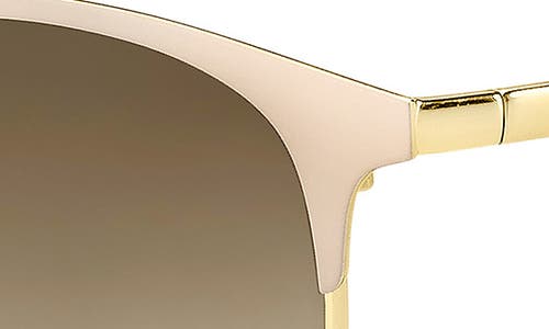 Shop Kate Spade New York 54mm Dlaceyfs Round Sunglasses In Pink Gold/brown Gradient