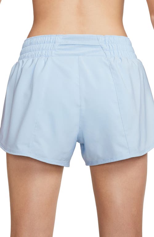 Shop Nike Dri-fit One Shorts In Lt Armory Blue/reflective