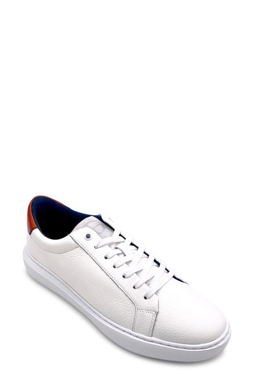 Shop G Brown Puff Sneaker In White/red