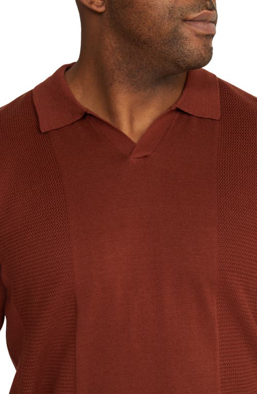 JOHNNY BIGG JOHNNY BIGG LLOYD TEXTURED JOHNNY COLLAR POLO 