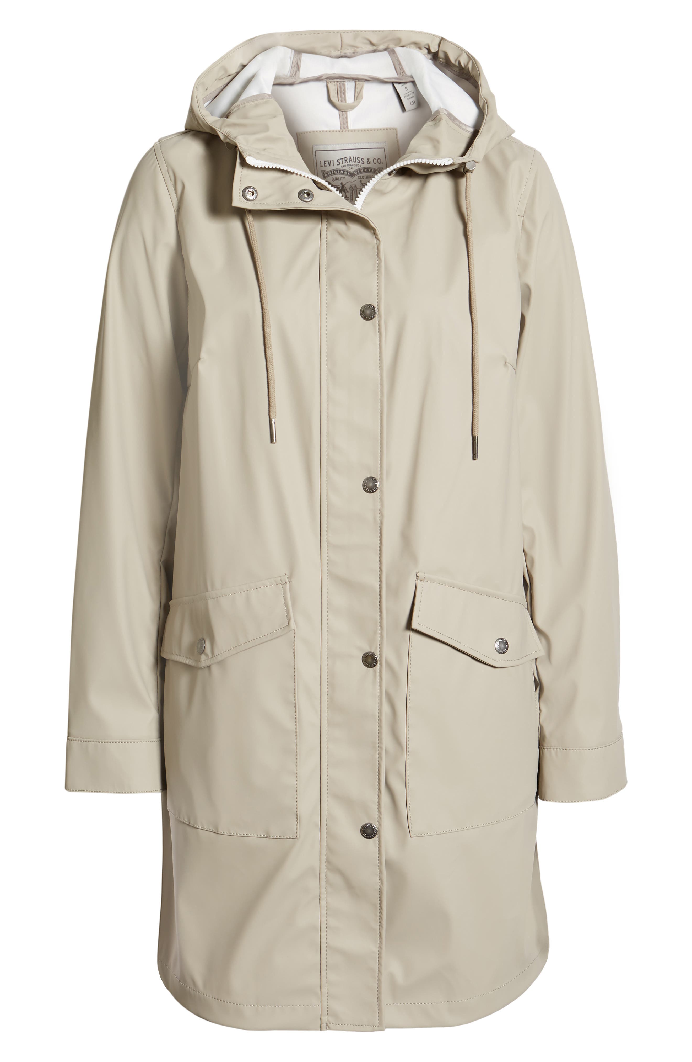 Levi's | Water Repellent Lightweight Hooded Raincoat | Nordstrom Rack