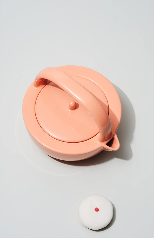 Fors Studio Small Teapot In Coral