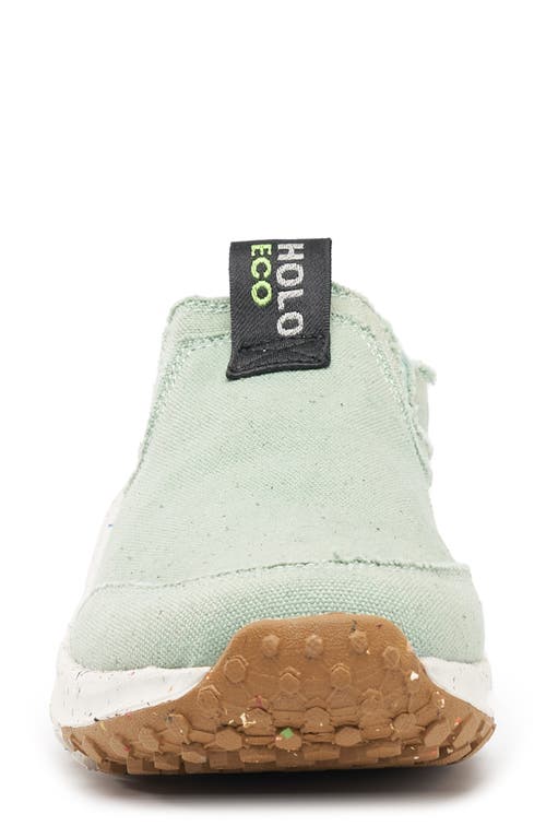 HOLO FOOTWEAR HOLO FOOTWEAR ATHENA MOC CANVAS SLIP-ON SHOE