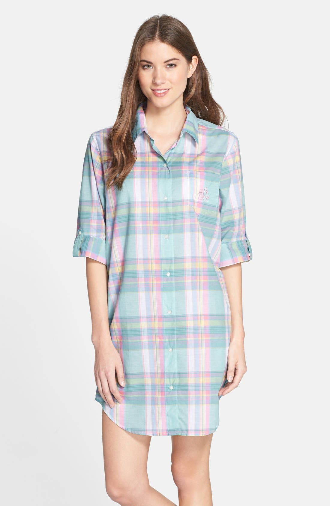 Lauren Ralph Lauren Cotton Lawn Sleep Shirt Nordstrom