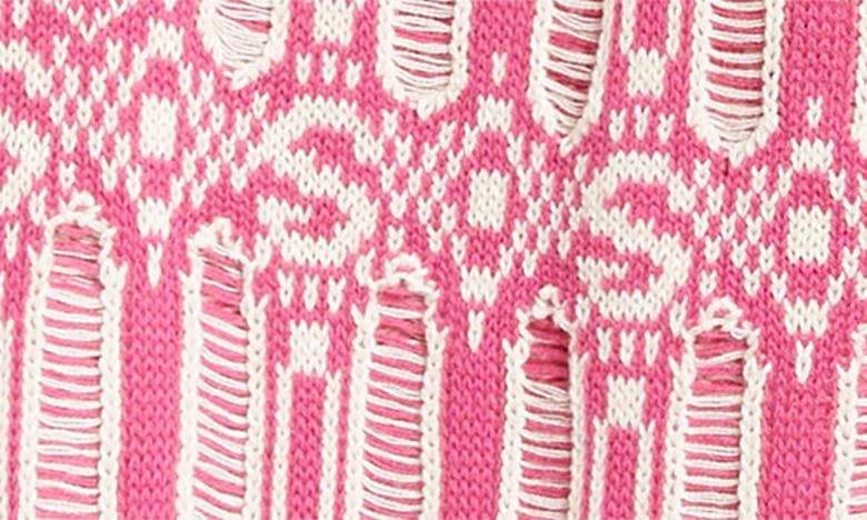 Shop Stine Goya Kiza Pattern Cotton Sweater In Graphic Sg Logo