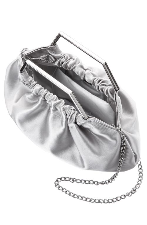Nina Allison Clutch In Silver