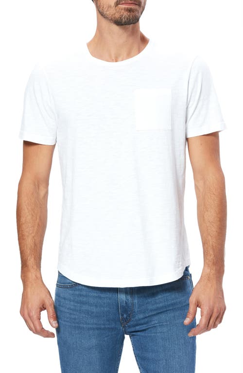 PAIGE Kenneth Cotton Slub T-Shirt Fresh White at Nordstrom,