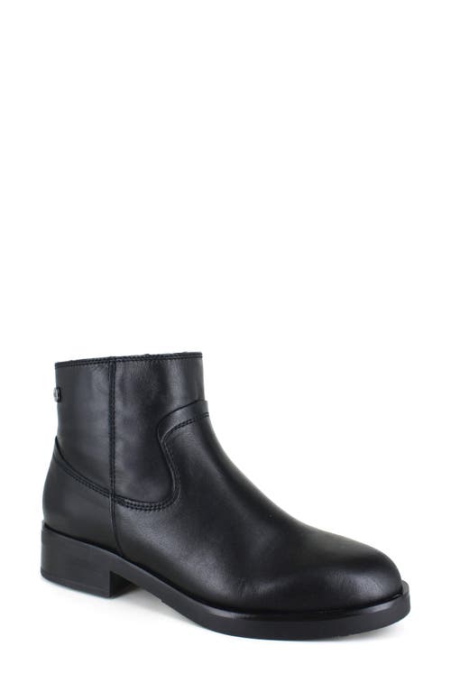 National Comfort Esmeralda Water Resistant Ankle Boot in Black Leather 