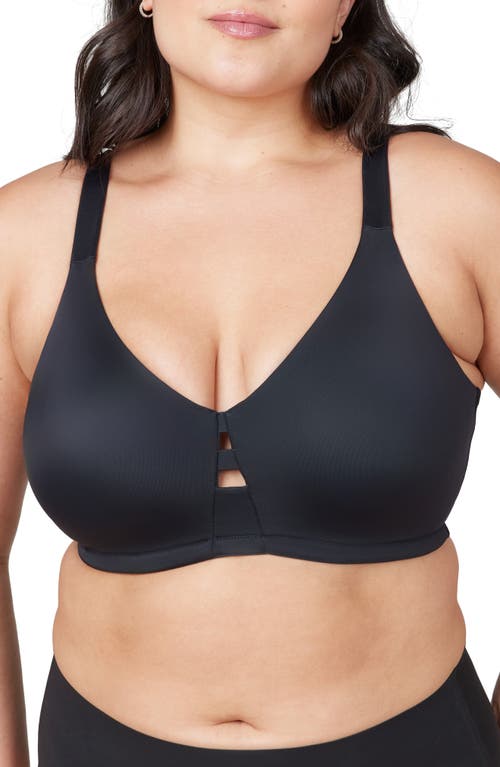 SPANX® Low Profile Cushioned Wireless Minimizer Bra in Very Black at Nordstrom, Size 36Dd