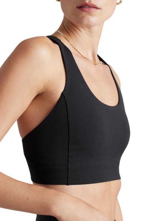 Shop Rhone Revive Longline Sports Bra In Black