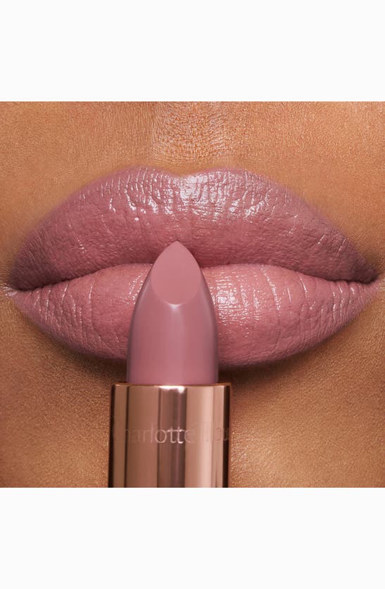 Shop Charlotte Tilbury Ki.s.s.i.n.g. Lipstick In Pillow Talk Fair