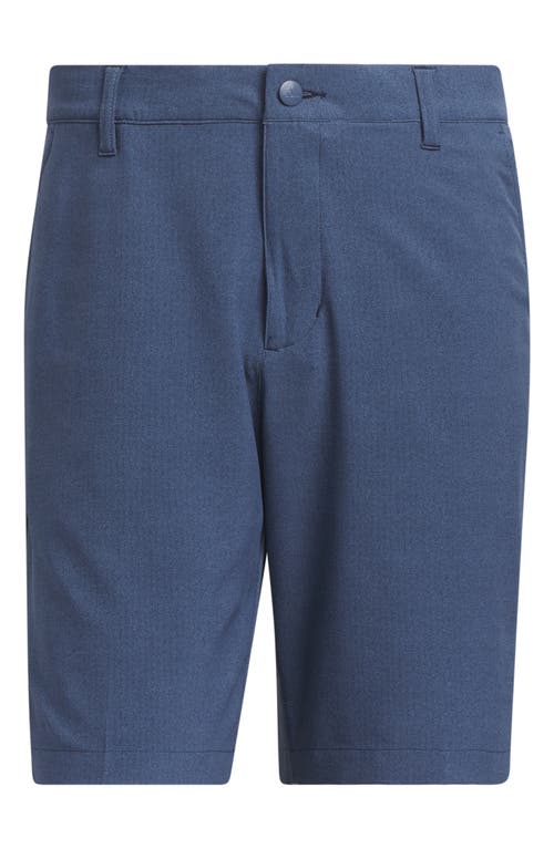 Adidas Golf Ultimate365 Herringbone Print Golf Shorts In Blue