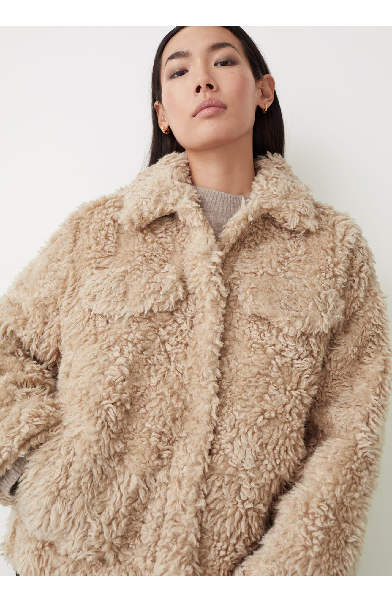 nordstrom fluffy jacket