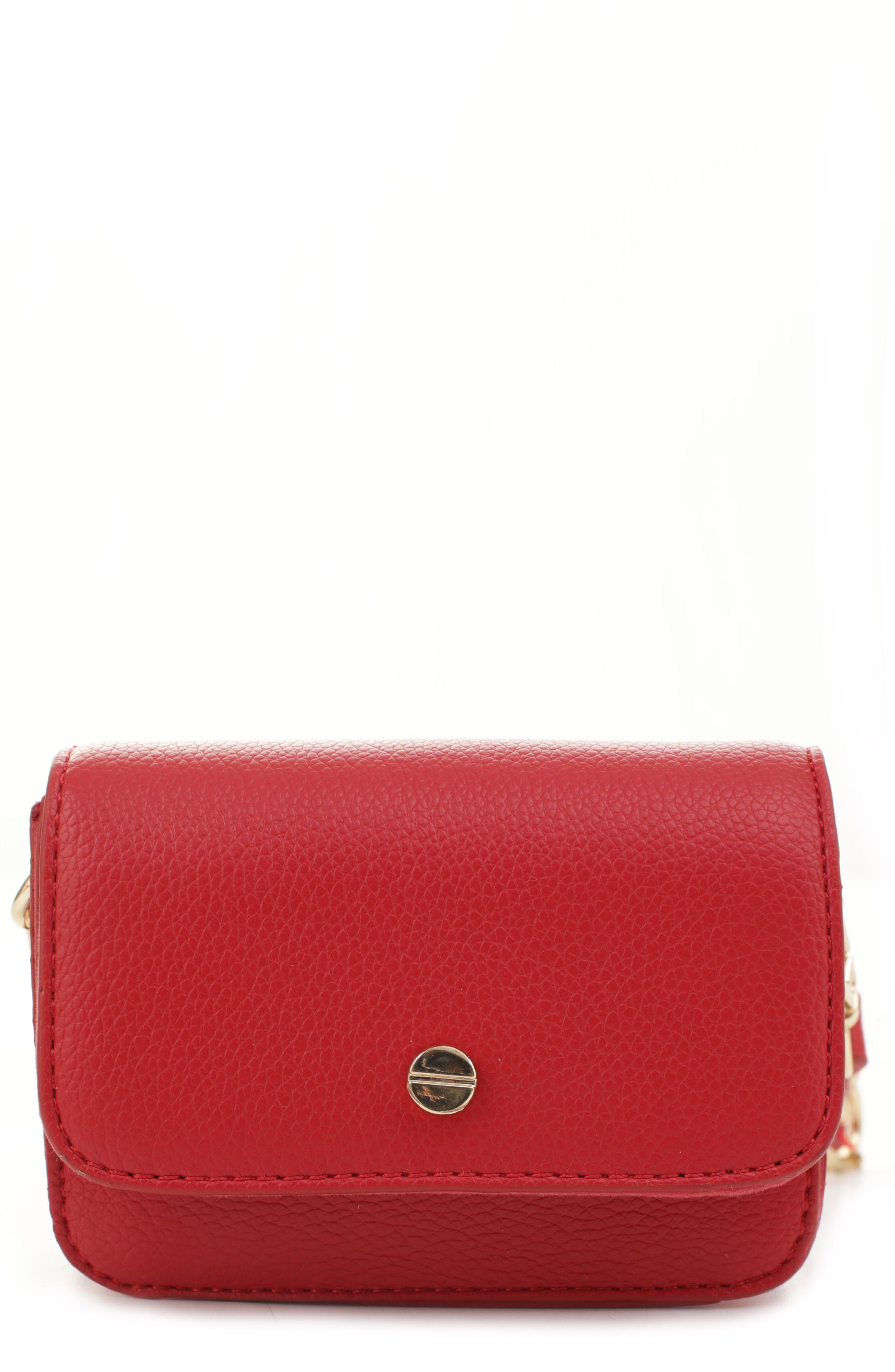 red long wallet