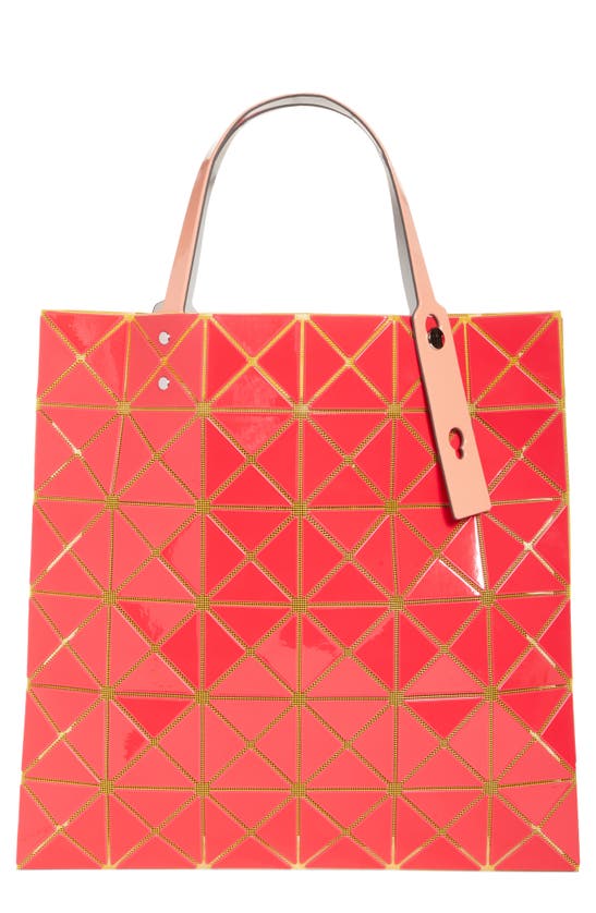 Bao Bao Issey Miyake Lucent Gloss Tote In Red