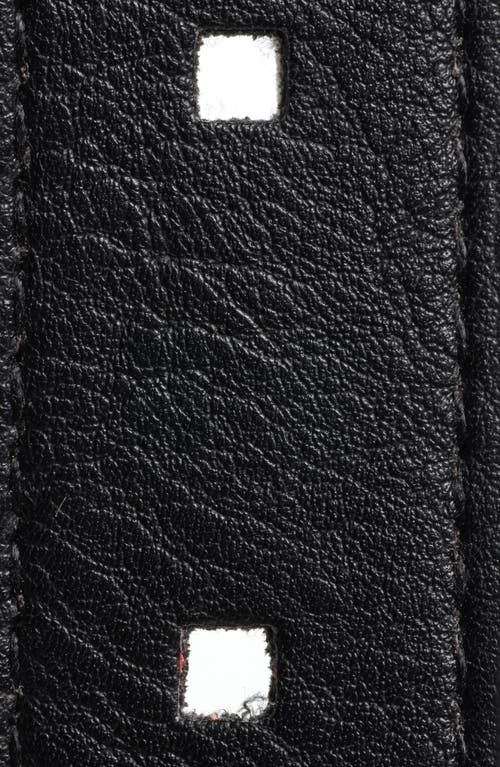 Vince Camuto Reversible Faux Leather Belt In Black/red